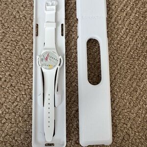 New! - Swatch White Analog Watch 1984 Edition